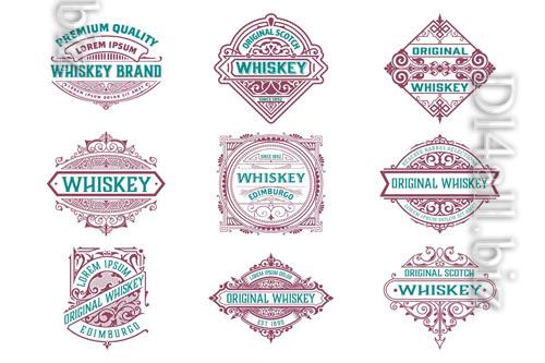 Pack of 9 logos and badges vol 7