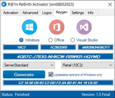 download r@1n rebirth activator 1.8 final