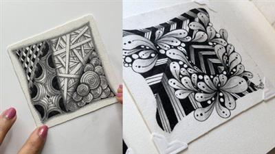 Introduction To Zentangle Art - Draw For  Mindfulness & Fun C9d548f44d17a2aaee8a60cd22dfd322
