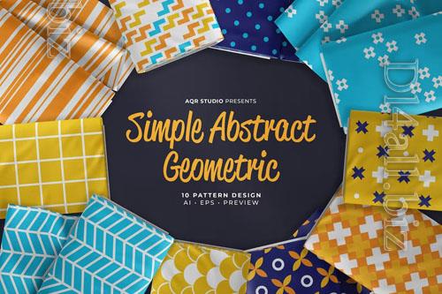 Simple Abstract Geometric - Seamless Pattern
