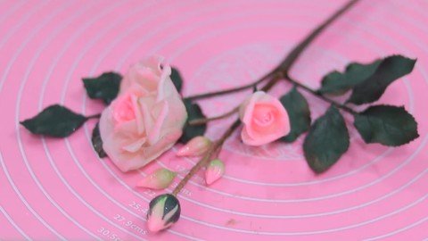 Simple Gumpaste Rose Edible Flower –  Download Free