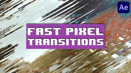Videohive - Fast Pixel Transitions for After Effects - 45524919