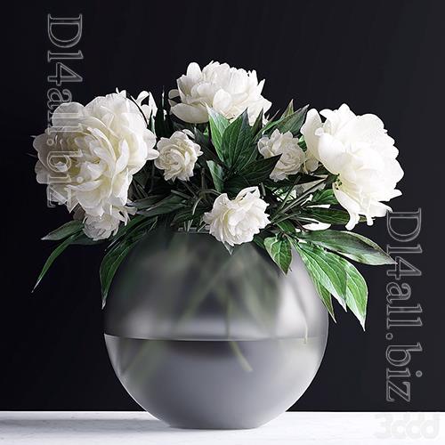 Bouquet in a Vase 78 - 3d model