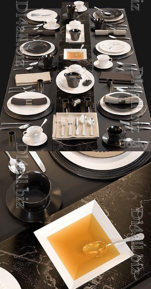 Kitchen Serving Table 2- 3d model