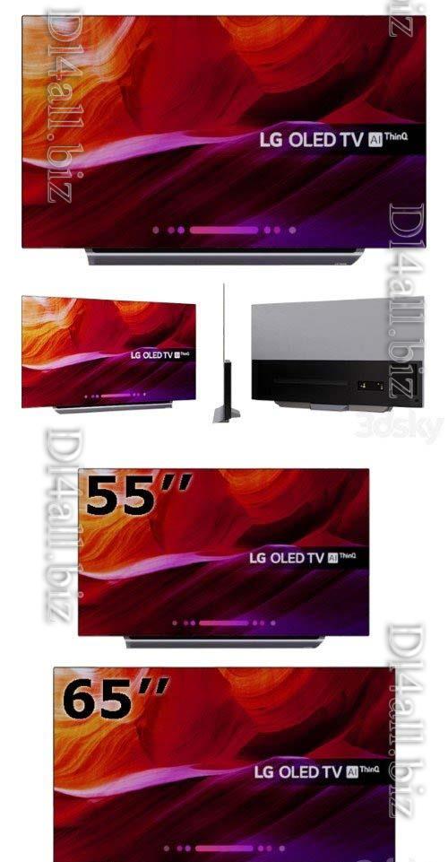 LG OLED TV 4K Ultra HD- 3d model