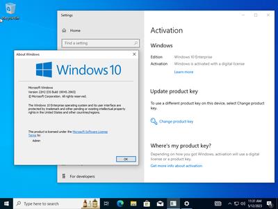 Windows 10 Enterprise 22H2 build 19045.2965 Preactivated Multilingual May 2023 (x64) 