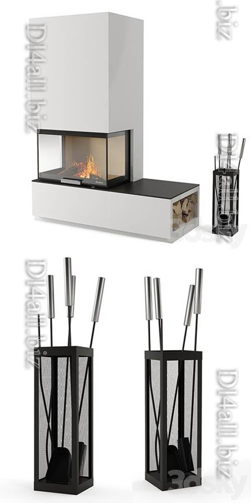 Fireplace Nordpeis- 3d model