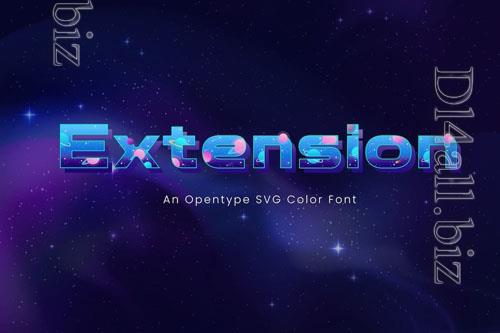 Extension font