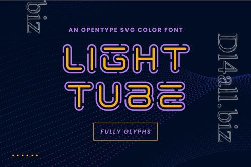 Light Tube font
