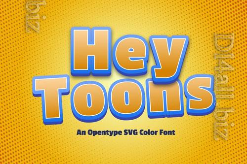 Hey Toons font