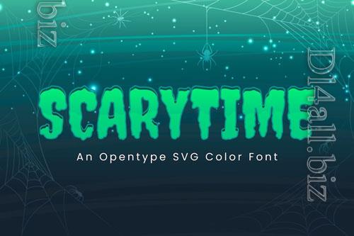 Scarytime font