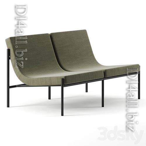Curve sofa by Serax- 3d model