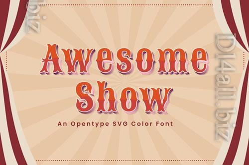 Awesome Show font