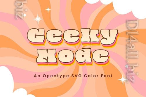 Geeky Mode font