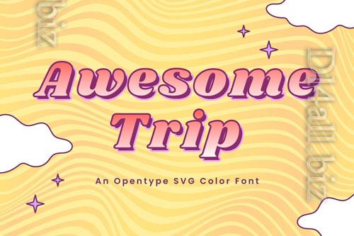 Awesome Trip font