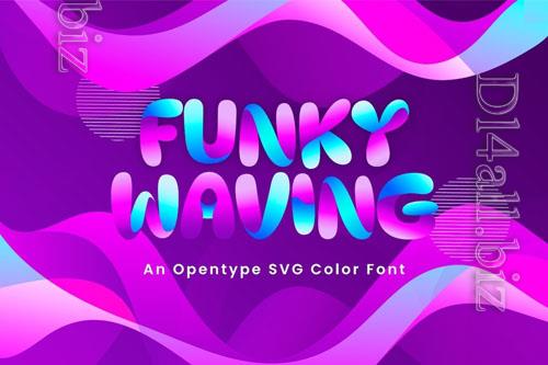 Funky Waving font