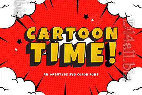 Cartoon time! font