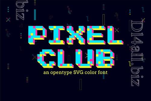 Pixel Club font
