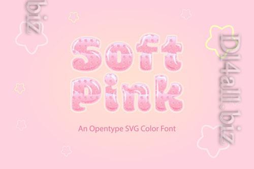 Soft Pink font