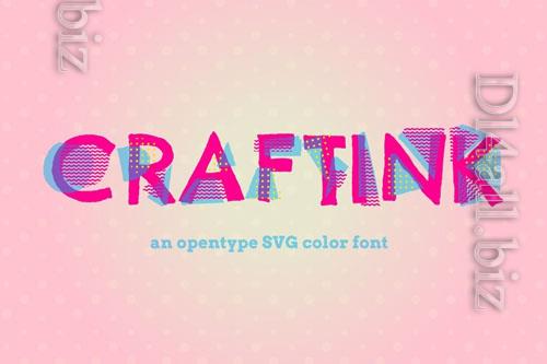Craftink font