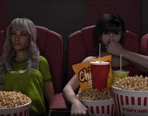 Dinner-Kun - At The Movies 3D Porn Comic