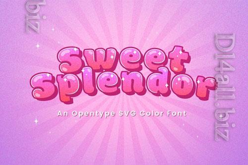 Sweet Splendor font