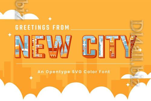 New City font