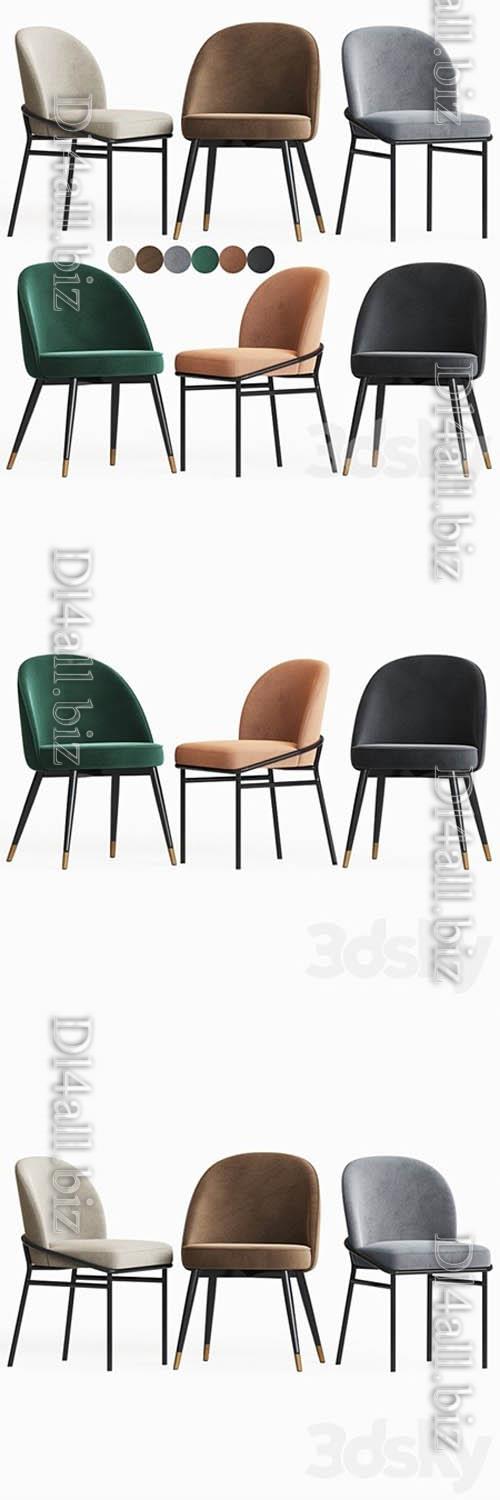 Eichholtz Willis & Cooper Dining Chair Set - 3d model