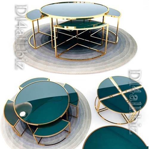 Eichholtz coffee table padova - 3d model