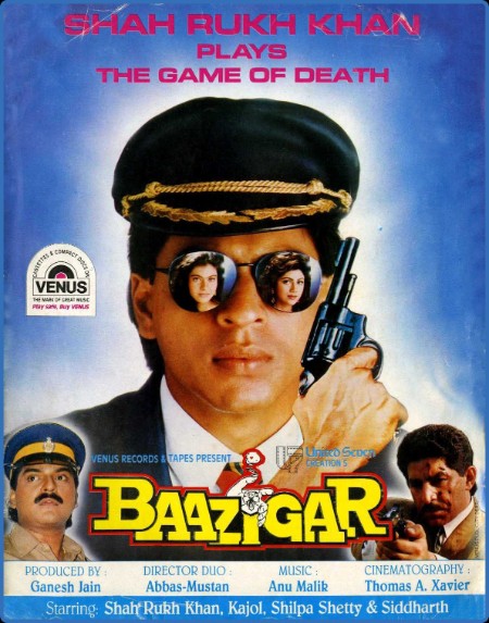 Baazigar 1993 1080p WEBRip x265 Hindi DDP2 0 ESub - SP3LL