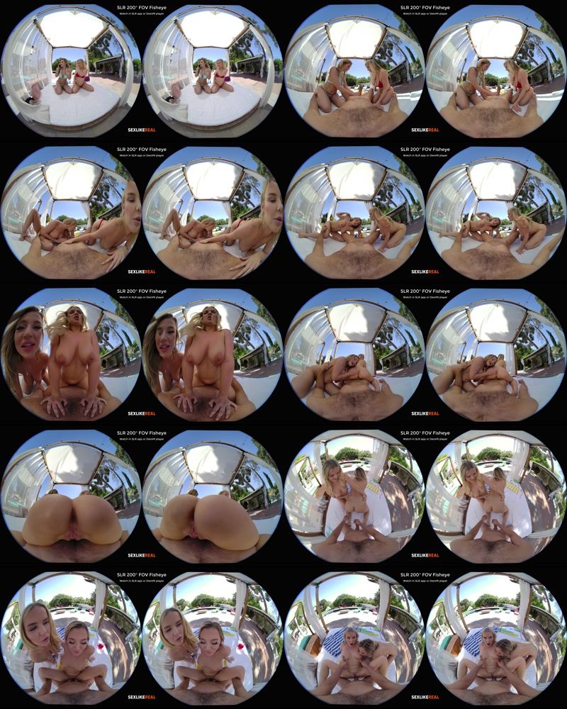 SLR Originals, SLR: Blake Blossom, Slimthick Vic - Summer Time - 2 Smoking Hot Blondes by the Pool (34616) [Oculus Rift, Vive | SideBySide] [2900p]