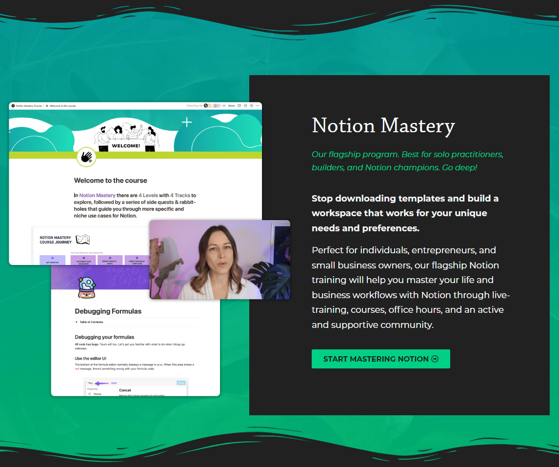 Marie Poulin – Notion Mastery Course 2023 (+ Update 1)