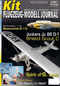 Kit Flugzeug-Modell Journal 2007 No 2