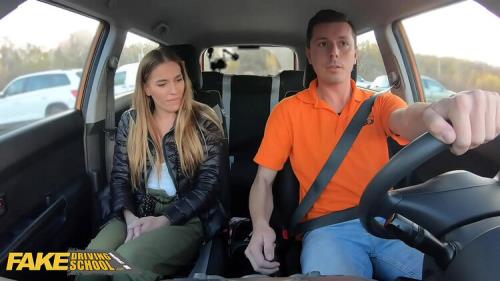 Eveline Dellai - Backseat Fuck After Breakdown (Full HD)