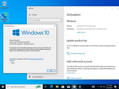 Windows 10 22H2 build 19045.2965 AIO 16in1 With Office 2021 Pro Plus Multilingual Preactivated (x64)