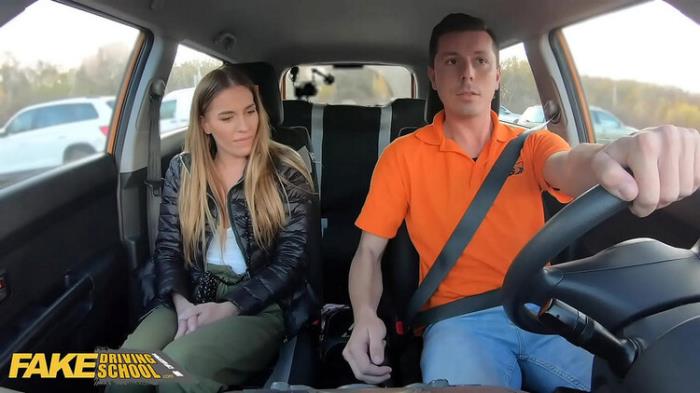 Eveline Dellai - Backseat Fuck After Breakdown (Full HD 1080p) - FakeDrivingSchool / FakeHub - [2023]