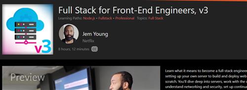 Frontend Master - Full Stack for Front-End Engineers, v3