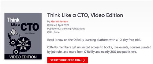 Think Like a CTO, Video Edition