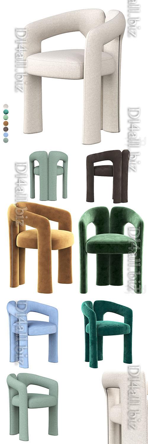 Dudet Chair by Cassina - 3d model