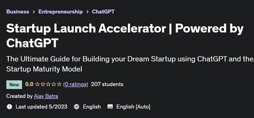 Startup Launch Accelerator - Powered by ChatGPT