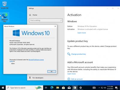 Windows 10 22H2 build 19045.2965 AIO 16in1 With Office 2021 Pro Plus Multilingual  Preactivated