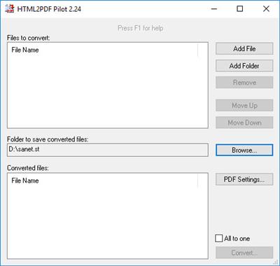 HTML2PDF Pilot  2.30.1