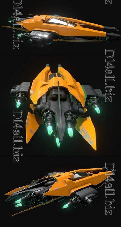 Spaceship - 3d model