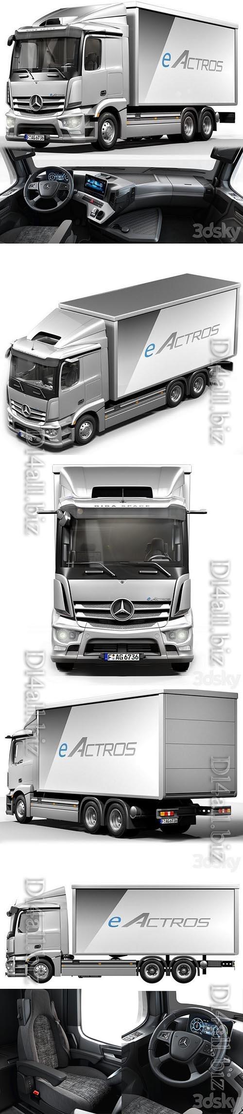 Mercedes Benz eACTROS - 3d model