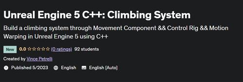 Unreal Engine 5 C++ - Climbing System