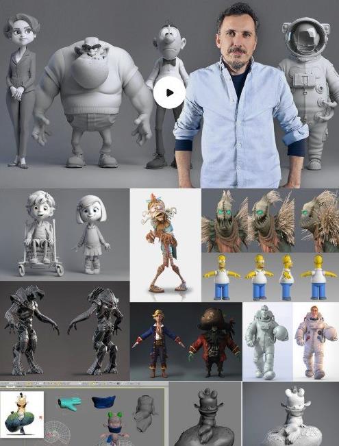 Domestika – Professional Modelling of 3D Cartoon Characters