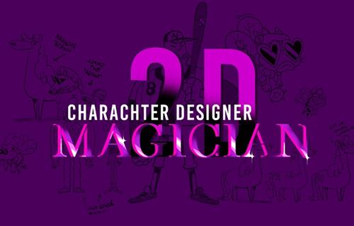 Motion Design School – 2D Character Design Magician
