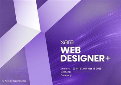 Xara Web  Designer+ 23.1.0.66918