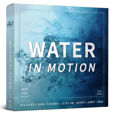 Just Sound Effects - Water In Motion (WAV)