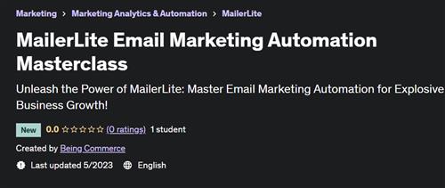 MailerLite Email Marketing Automation Masterclass